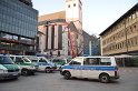 Bergung Sonnengruss Kirche Koeln Bahnhofsvorplatz P052